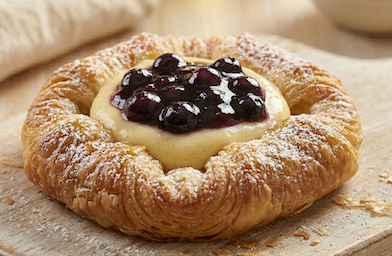 Blueberry Crème Danish